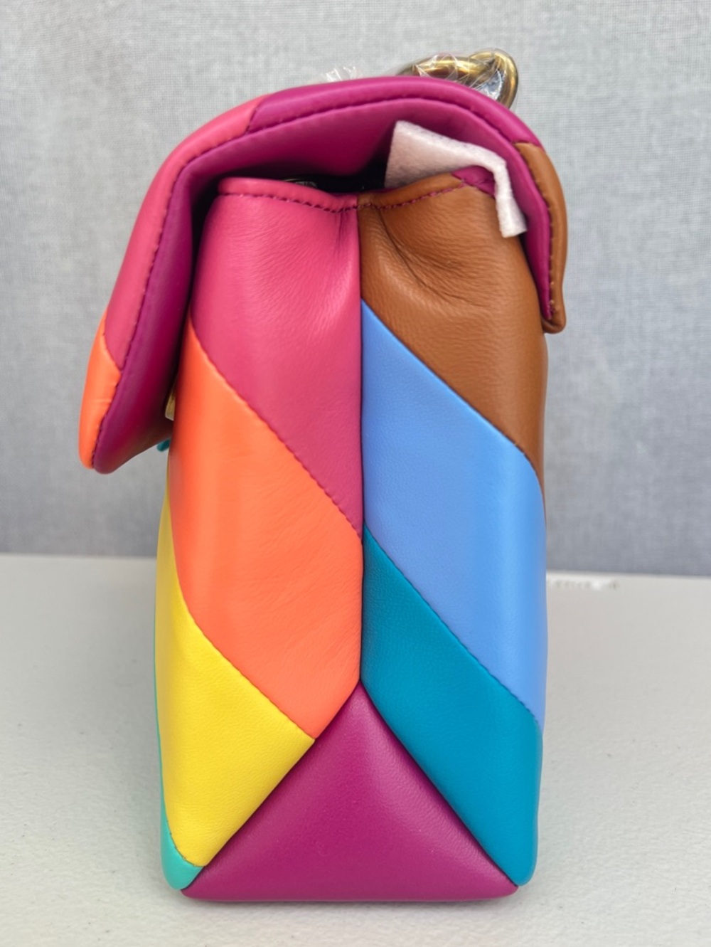 KURT GEIGER Kensington Rainbow Leather convertible bag - Picture 9 of 16